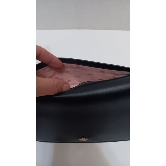 Kate Spade Black Leather Classic Open Large Designer Wallet - Picture 4 of 7